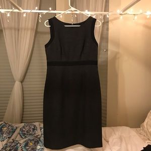 Black Label black and dark grey dress.